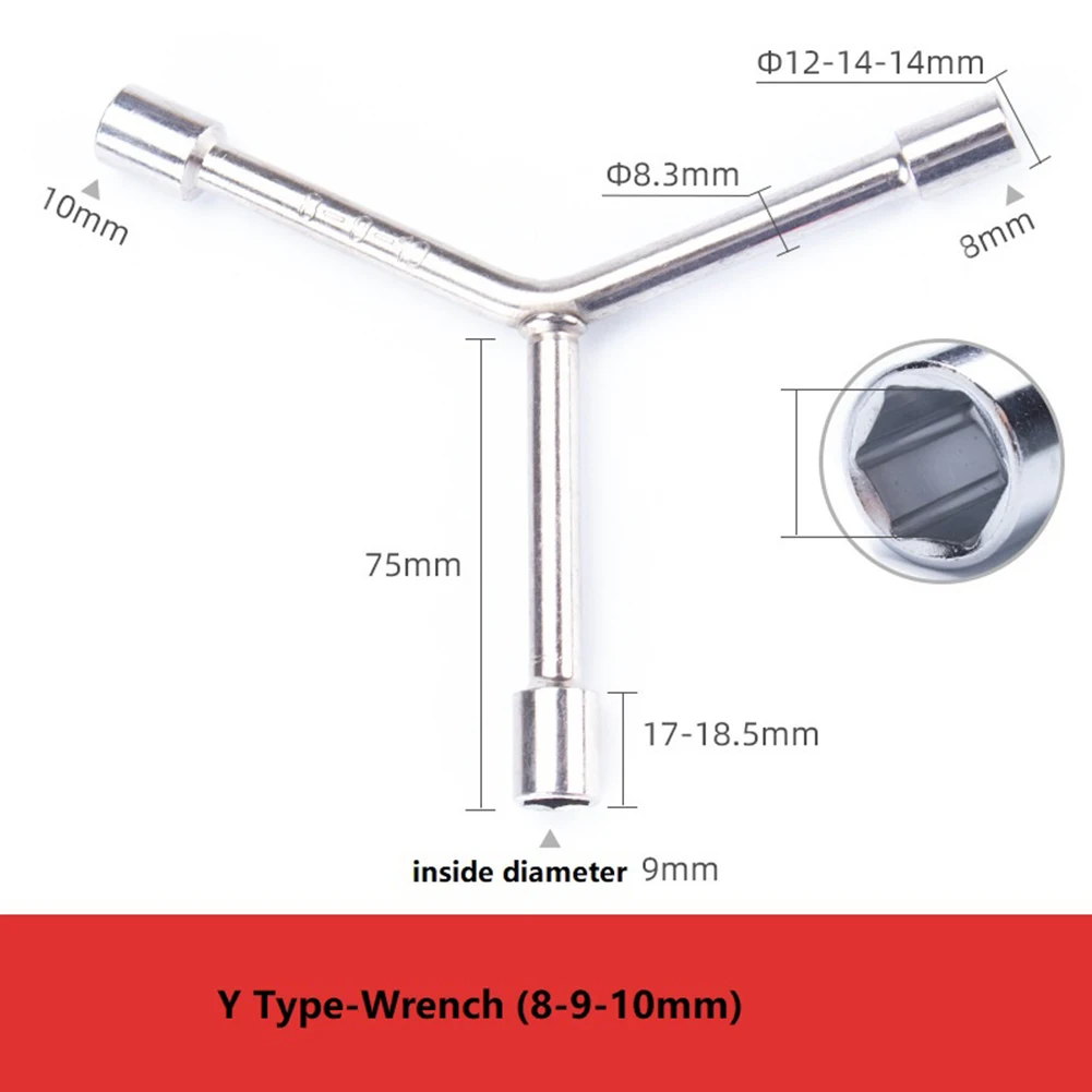 Household Triangular Socket Wrench Hex Wrench Three-Prong Wrench Repair Tool Bicycle Household Disassembly Tool Metric Wrench
Household Triangular Socket Wrench Hex Wrench Three-Prong Wrench Repair Tool Bicycle Household Disassembly Tool Metric Wrench