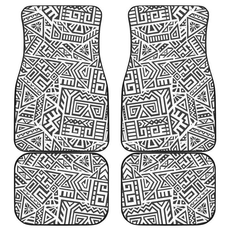 Grey And White Aztec Pattern Print Front and Back Car Floor Mats Heavy Carpet Front and Rear Full Set 4PCs Pack
Grey And White Aztec Pattern Print Front and Back Car Floor Mats Heavy Carpet Front and Rear Full Set 4PCs Pack