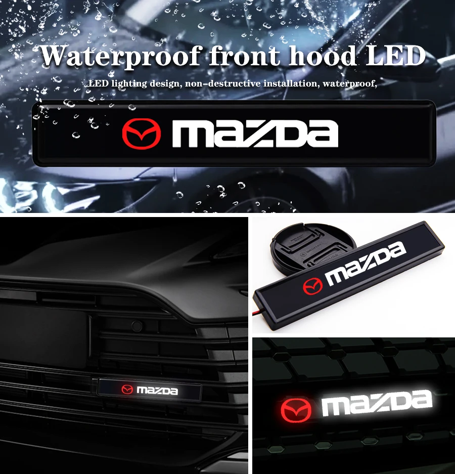 1pc Car Front Grille Light Accessories LED Projector Logo Welcome Lamps For Mazda 3 6 Atenza Axela Demio CX3 CX5 MP MS RX8
1pc Car Front Grille Light Accessories LED Projector Logo Welcome Lamps For Mazda 3 6 Atenza Axela Demio CX3 CX5 MP MS RX8