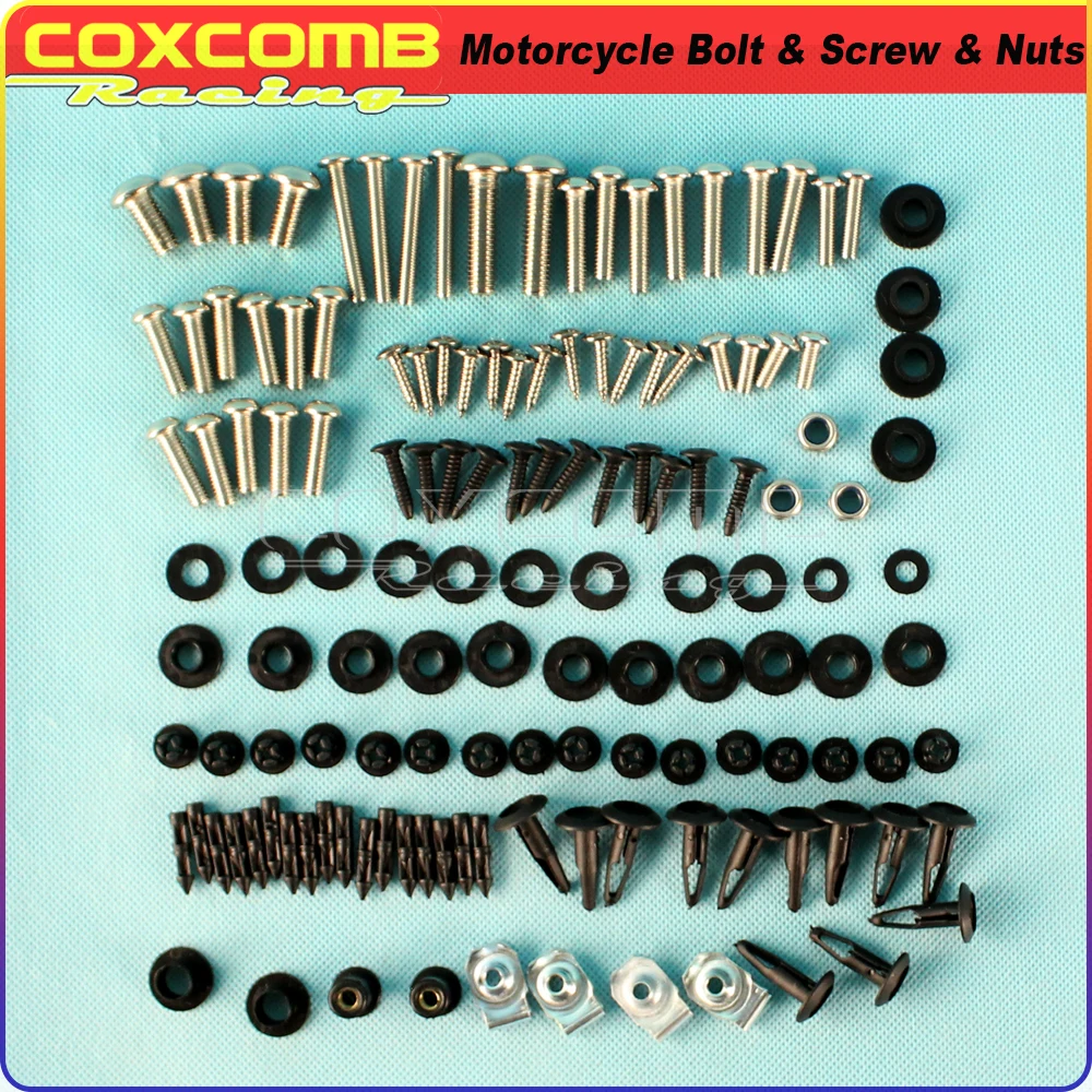 Motorcycle Fastener Nut Washers Complete Stainless Steel Fairing Bolt Kit Fixation Fastener Nut For 2008-2015 Hayabusa GSX-R1300
Motorcycle Fastener Nut Washers Complete Stainless Steel Fairing Bolt Kit Fixation Fastener Nut For 2008-2015 Hayabusa GSX-R1300