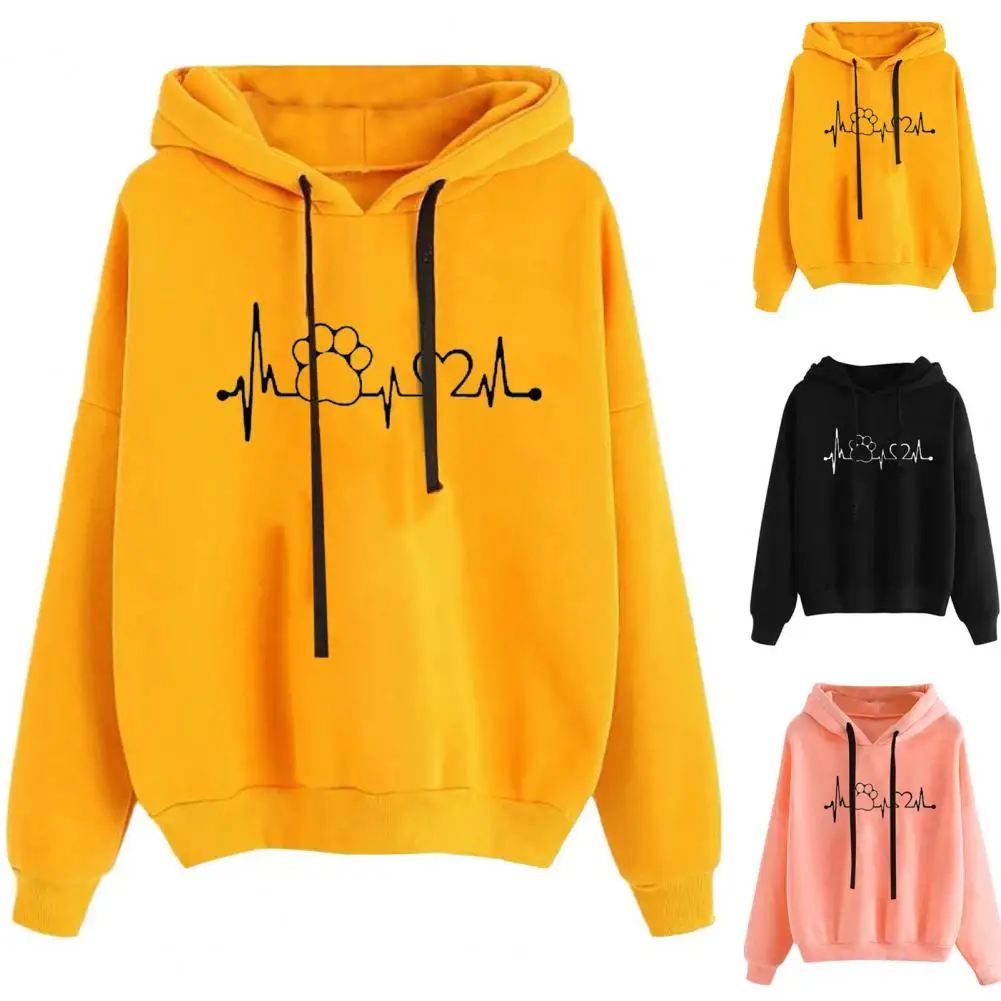 Women Hoodie Heart Print Drawstring Sweatshirt Spring Autumn Ribbed Cuff Hoodie Temperament Pure Color Sweatshirt For Daily Wear
Women Hoodie Heart Print Drawstring Sweatshirt Spring Autumn Ribbed Cuff Hoodie Temperament Pure Color Sweatshirt For Daily Wear