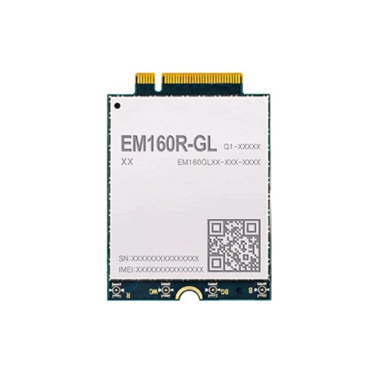 EM160 EM160RGLAU-M21-SGADA EM160R-GL LTE Cat16 M.2 module DL 5x carrier aggregation 256QAM Build-in eSIM GNSS receiver MIMO
EM160 EM160RGLAU-M21-SGADA EM160R-GL LTE Cat16 M.2 module DL 5x carrier aggregation 256QAM Build-in eSIM GNSS receiver MIMO