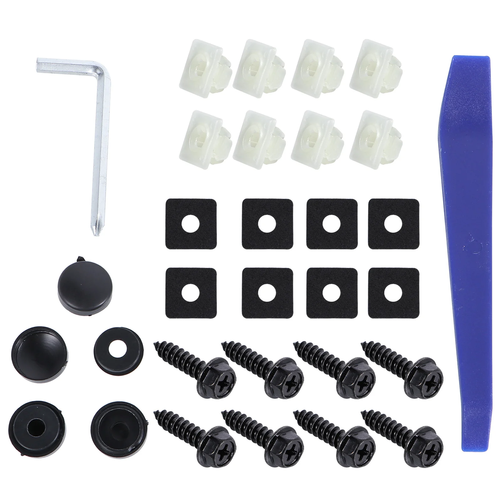 Anti License Plate Fasteners Car Tag Frame Anti Screw Easy Installation Tools Auto License Black Screw Caps Cover Car Accessory
Anti License Plate Fasteners Car Tag Frame Anti Screw Easy Installation Tools Auto License Black Screw Caps Cover Car Accessory
