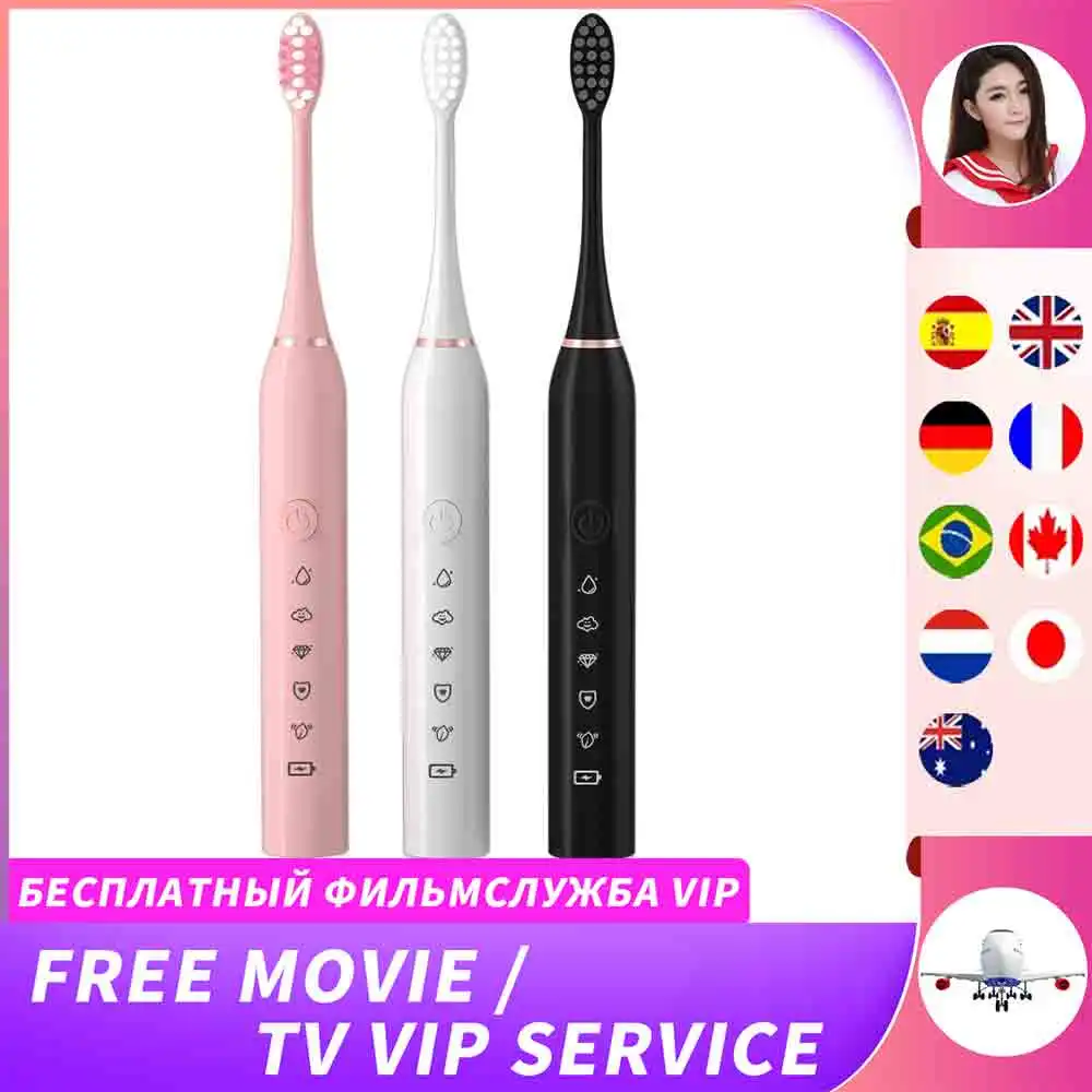 iaomi MijiaSonic Electric Toothbrush Smart Tooth Brush Ultrasonic Automatic Toothbrush Fast Rechargeable Adult Waterproo
iaomi MijiaSonic Electric Toothbrush Smart Tooth Brush Ultrasonic Automatic Toothbrush Fast Rechargeable Adult Waterproo