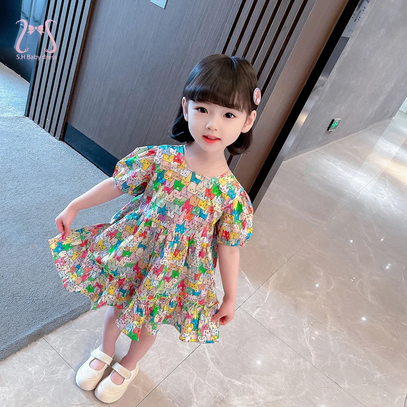 Cartoon Dress For Girls Summer Short Sleeve Thin Young Children Clothes Casual Baby Kids Outfits 0 To 5 Years
Cartoon Dress For Girls Summer Short Sleeve Thin Young Children Clothes Casual Baby Kids Outfits 0 To 5 Years
