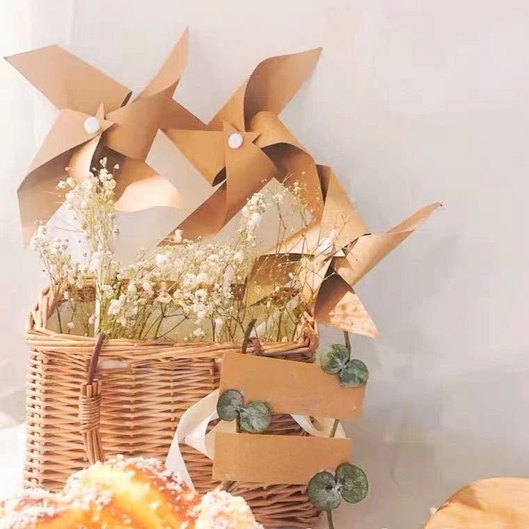 ins Forest Birthday Party Decorations Vintage Kraft Paper Windmill Baby Shower Photo Props 3pcs/pack
ins Forest Birthday Party Decorations Vintage Kraft Paper Windmill Baby Shower Photo Props 3pcs/pack