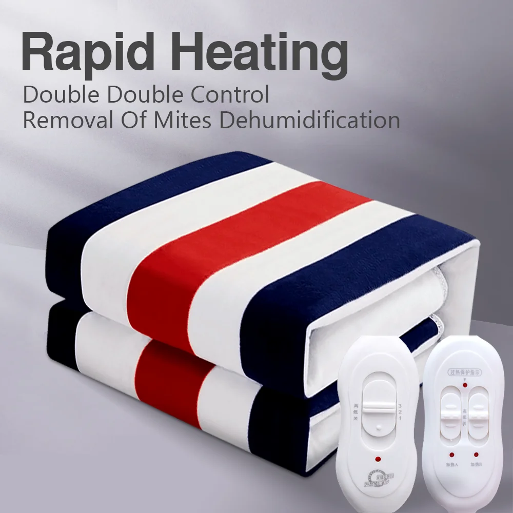 Electric Heated Blanket 220V Thicker Heating Blanket Thermostat Carpet For Double Body Winter Warmer Sheets Electric Mattress
Electric Heated Blanket 220V Thicker Heating Blanket Thermostat Carpet For Double Body Winter Warmer Sheets Electric Mattress