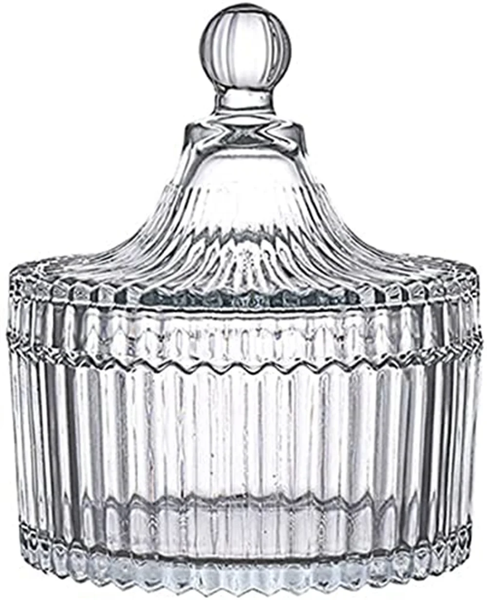 Luxury Tent Shaped Crystal Candy Jar with Lid,Clear Glass Apothecary Jar Wedding Candy Buffet Jar Food Container Holder
Luxury Tent Shaped Crystal Candy Jar with Lid,Clear Glass Apothecary Jar Wedding Candy Buffet Jar Food Container Holder