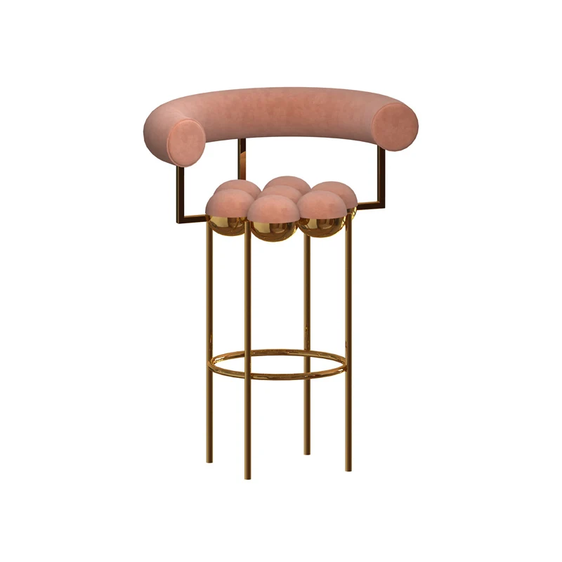 Modern High quality custom Discount Customized Pearl Modern Velvet Metal Stainless Steel Bar Chair Commercial Furniture
Modern High quality custom Discount Customized Pearl Modern Velvet Metal Stainless Steel Bar Chair Commercial Furniture