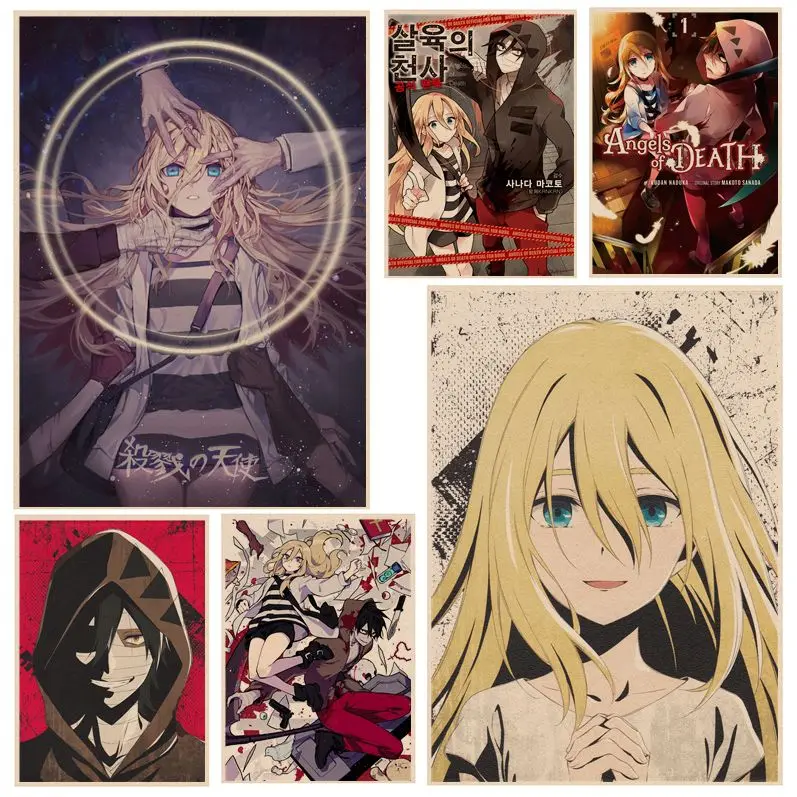 Angels Of Death Art Poster Kraft Paper Sticker Home Bar Cafe Kawaii Room Decor
Angels Of Death Art Poster Kraft Paper Sticker Home Bar Cafe Kawaii Room Decor