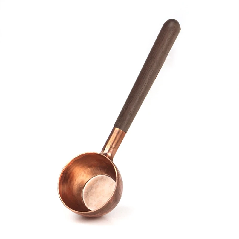 Coffee Bean Measuring Spoon Solid Wood Copper Measuring Spoon Coffee Powder Quantitative Spoon Measuring Spoon 10G
Coffee Bean Measuring Spoon Solid Wood Copper Measuring Spoon Coffee Powder Quantitative Spoon Measuring Spoon 10G