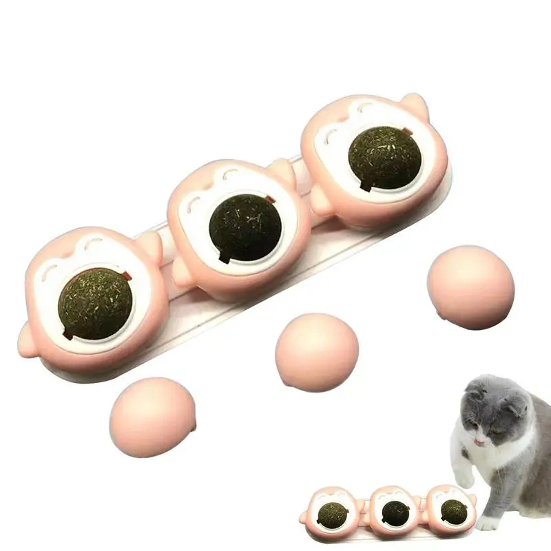 Catnip Wall Ball Toy 3pcs Safe Rotatable Catnip Wall Balls Penguin Shape Cat Supplies For Cleaning Chewing Kittens Cats Dental
Catnip Wall Ball Toy 3pcs Safe Rotatable Catnip Wall Balls Penguin Shape Cat Supplies For Cleaning Chewing Kittens Cats Dental