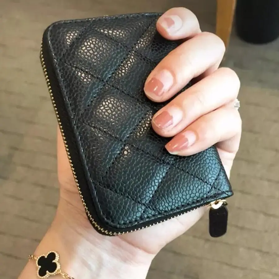 Prtable Card Small Wallets For Women Luxury Designer Holder Coin Purse Retro Fashion Genuine Leather Chain Small Bag Hasp Pouch
Prtable Card Small Wallets For Women Luxury Designer Holder Coin Purse Retro Fashion Genuine Leather Chain Small Bag Hasp Pouch