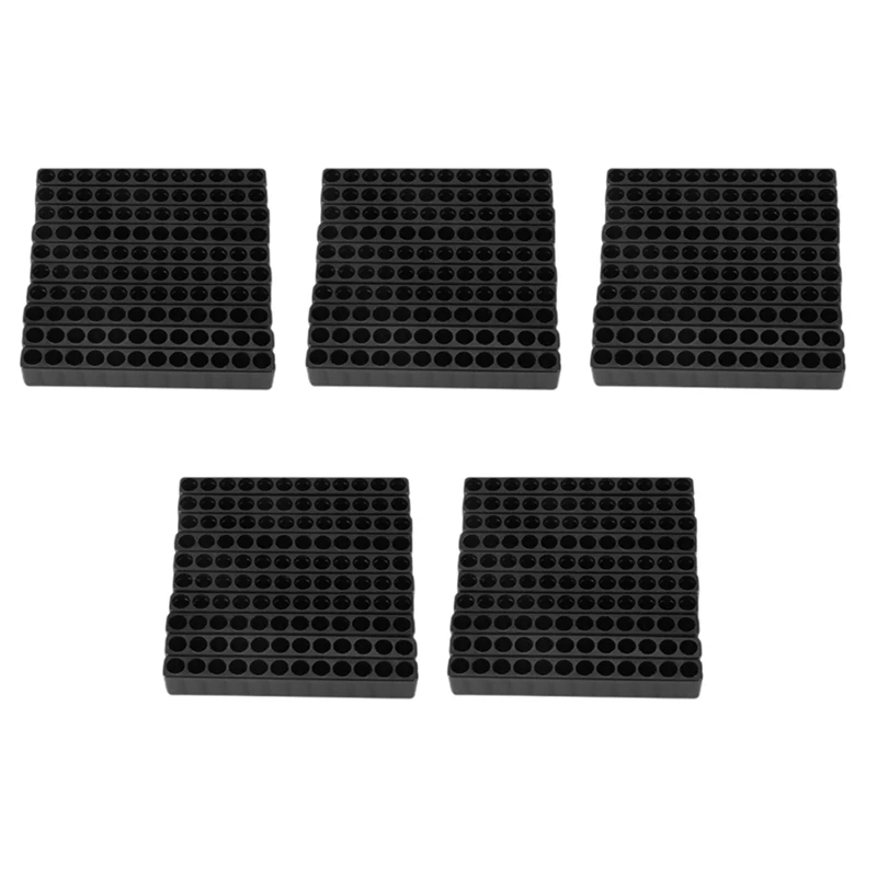 50Pcs 12-Hole Screwdriver Bit Holder Box Block Black For Six Angle 6.35Mm Handle
50Pcs 12-Hole Screwdriver Bit Holder Box Block Black For Six Angle 6.35Mm Handle
