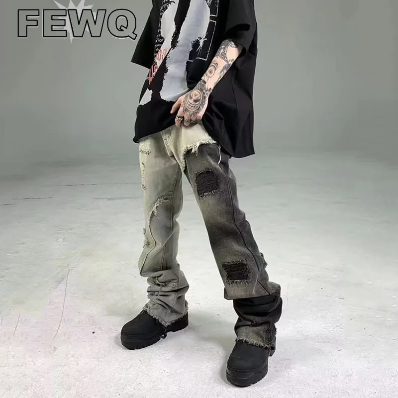 FEWQ American vibe high street jeans for boys, summer trendy brand, handsome and distressed design, with a sense of niche pants
FEWQ American vibe high street jeans for boys, summer trendy brand, handsome and distressed design, with a sense of niche pants