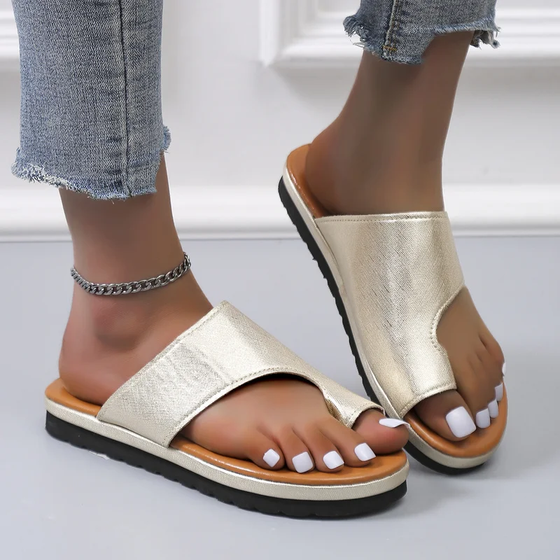 Women Summer Sandals Comfy Platform Flat Shoes Sole Ladies Casual Soft Big Toe Foot Sandal Orthopedic Bunion Corrector Slippers
Women Summer Sandals Comfy Platform Flat Shoes Sole Ladies Casual Soft Big Toe Foot Sandal Orthopedic Bunion Corrector Slippers