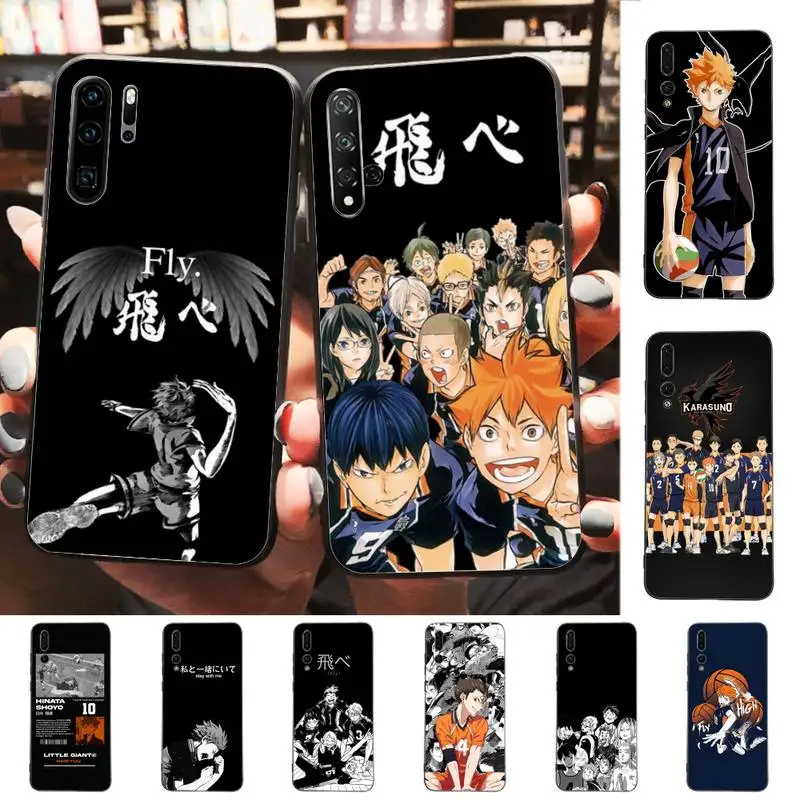 

Anime Haikyuu Volleyball Phone Case Soft Silicone Case For Huawei p 30lite p30 20pro p40lite P30 Capa