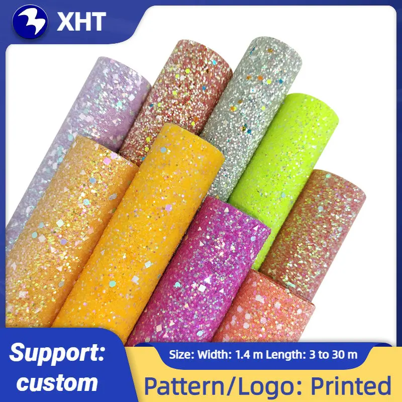 30x135cm/roll Colorful Shiny Chunky Glitter Faux Leather Fabric Sheet With Geometric Sequins For Making Shoe/Bag/DIY Accessories
30x135cm/roll Colorful Shiny Chunky Glitter Faux Leather Fabric Sheet With Geometric Sequins For Making Shoe/Bag/DIY Accessories