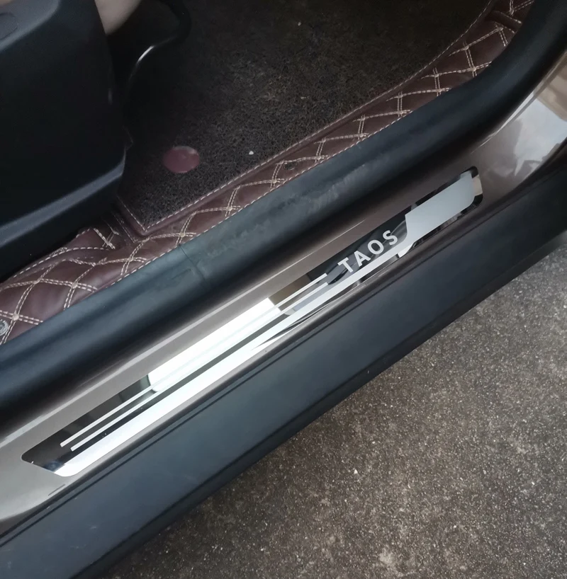 Car Door Sill Scuff Plate Stickers for 2022 Volkswagen TAOS Stainless Steel Accessories VW TAOS Styling
Car Door Sill Scuff Plate Stickers for 2022 Volkswagen TAOS Stainless Steel Accessories VW TAOS Styling