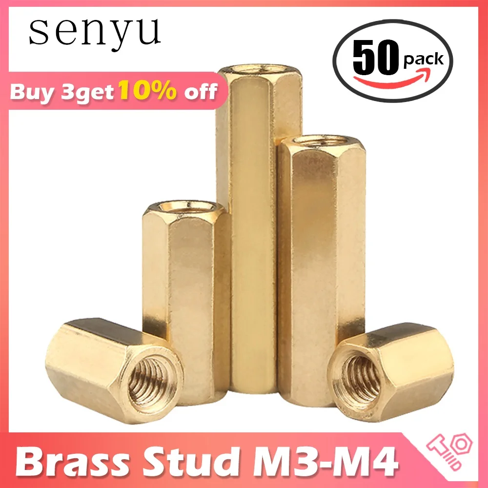 Senyu 50 шт. M3 M4 латунные винты с шестигранной головкой женские шестиугольные медные Опорные изоляторы прокладки винтовые полые болты винт для электрического оборудования
Senyu 50 шт. M3 M4 латунные винты с шестигранной головкой женские шестиугольные медные Опорные изоляторы прокладки винтовые полые болты винт для электрического оборудования