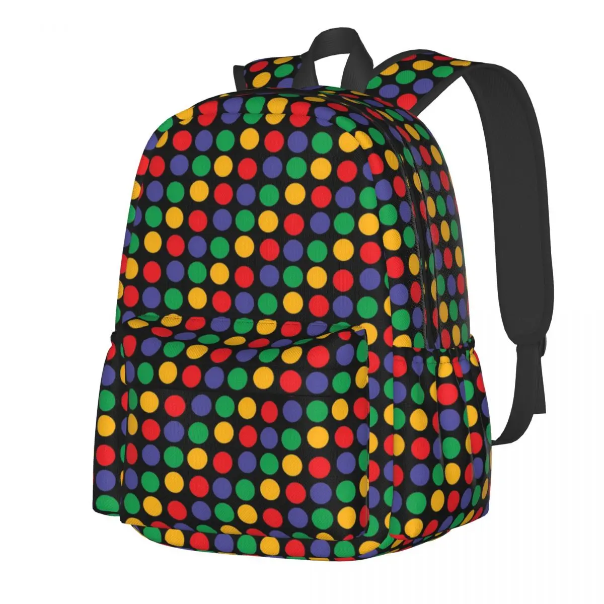 Rainbow Polka Dots Backpack Unisex Colorful Print Large Backpacks Polyester Fashion School Bags Outdoor High Quality Rucksack
Rainbow Polka Dots Backpack Unisex Colorful Print Large Backpacks Polyester Fashion School Bags Outdoor High Quality Rucksack