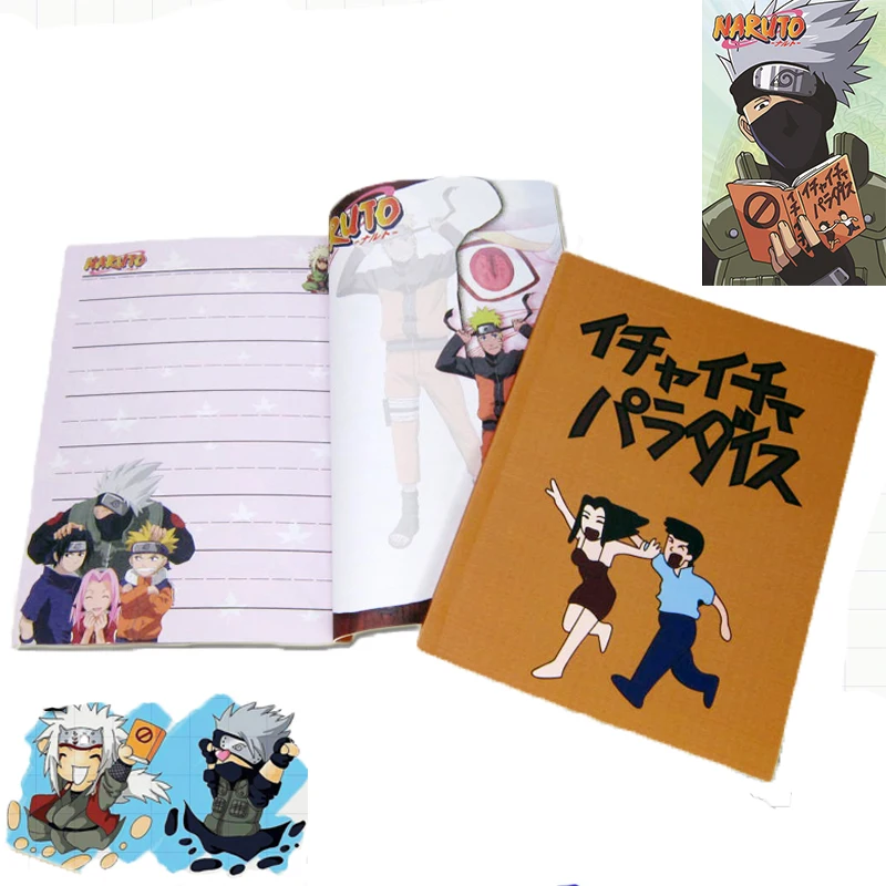 Anime Kakashi Hatake Jiraiya Cosplay Book Notebook Icha Icha Paradaisu Kakashi 
Anime Kakashi Hatake Jiraiya Cosplay Book Notebook Icha Icha Paradaisu Kakashi