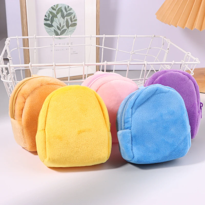 Solid Candy Color Plush Coin Purse Change Pouch Small Wallet Portable Headphone Bag Key Holder Kid Girl Gift Wallet Storage Bag
Solid Candy Color Plush Coin Purse Change Pouch Small Wallet Portable Headphone Bag Key Holder Kid Girl Gift Wallet Storage Bag