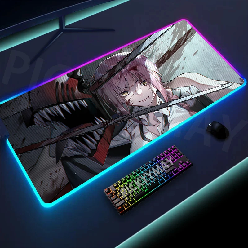 RGB Gaming Mousepad Chainsaw Man Mouse Mats LED Large Gamer Mousepads XXL Keyboard Pads Luminous Desk Mat Mouse Pad Backlit
RGB Gaming Mousepad Chainsaw Man Mouse Mats LED Large Gamer Mousepads XXL Keyboard Pads Luminous Desk Mat Mouse Pad Backlit