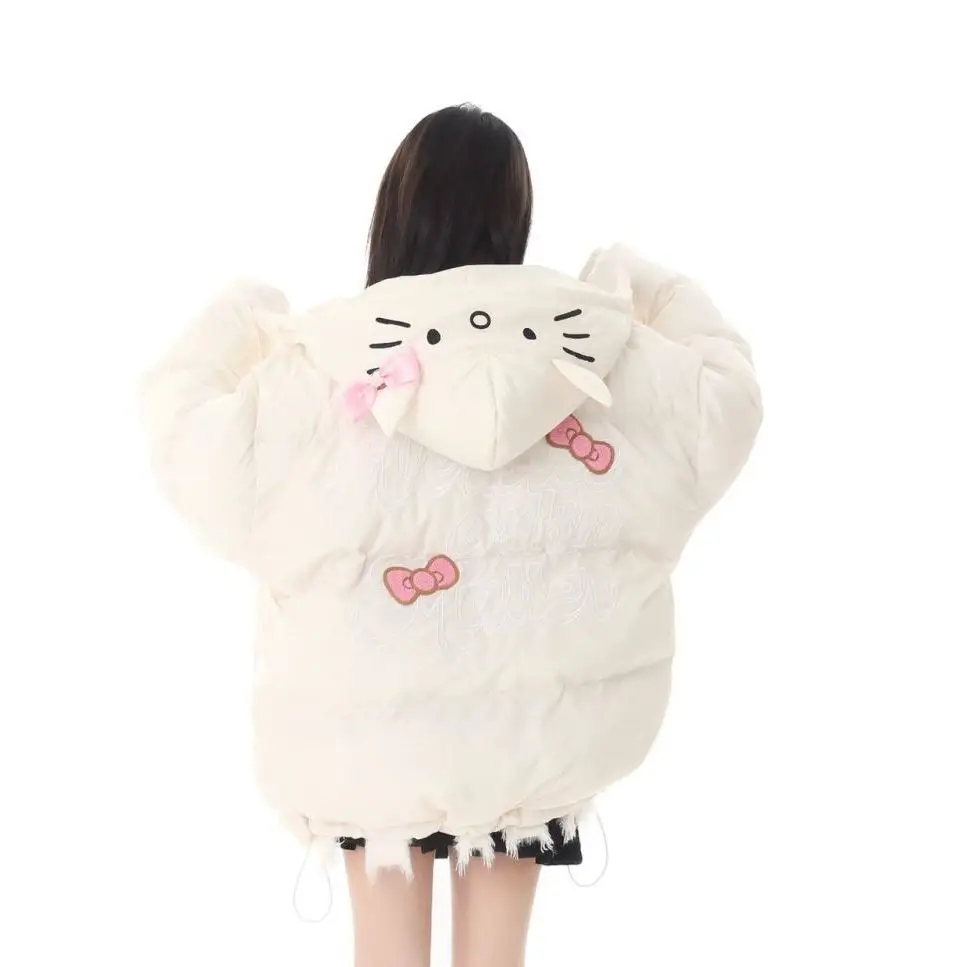 Kawaii Sanrio Hellokitty аниме Kawaii милая и милая утолщенная хлопковая одежда универсальная и Популярная свободная одежда
Kawaii Sanrio Hellokitty аниме Kawaii милая и милая утолщенная хлопковая одежда универсальная и Популярная свободная одежда