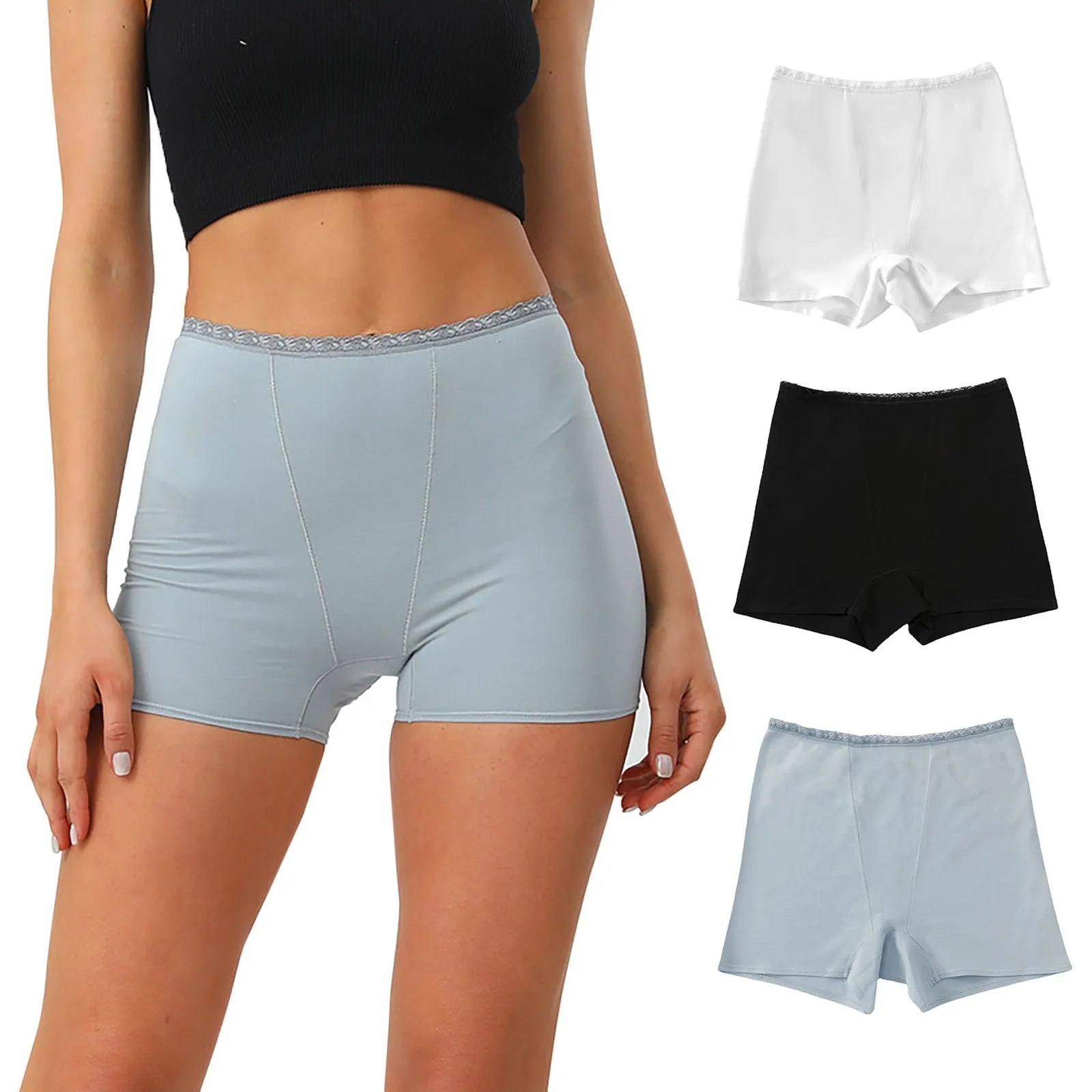Women's Summer Casual Comfort Large Fit Lace Edge Pants Anti Glare Short Flat Corner Underpants
Women's Summer Casual Comfort Large Fit Lace Edge Pants Anti Glare Short Flat Corner Underpants