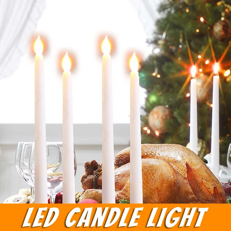 LED Electronic Candles Remote Control Version Light Flame Lamp Flameless Taper For Festive Wedding Party Table Decor Lighting
LED Electronic Candles Remote Control Version Light Flame Lamp Flameless Taper For Festive Wedding Party Table Decor Lighting