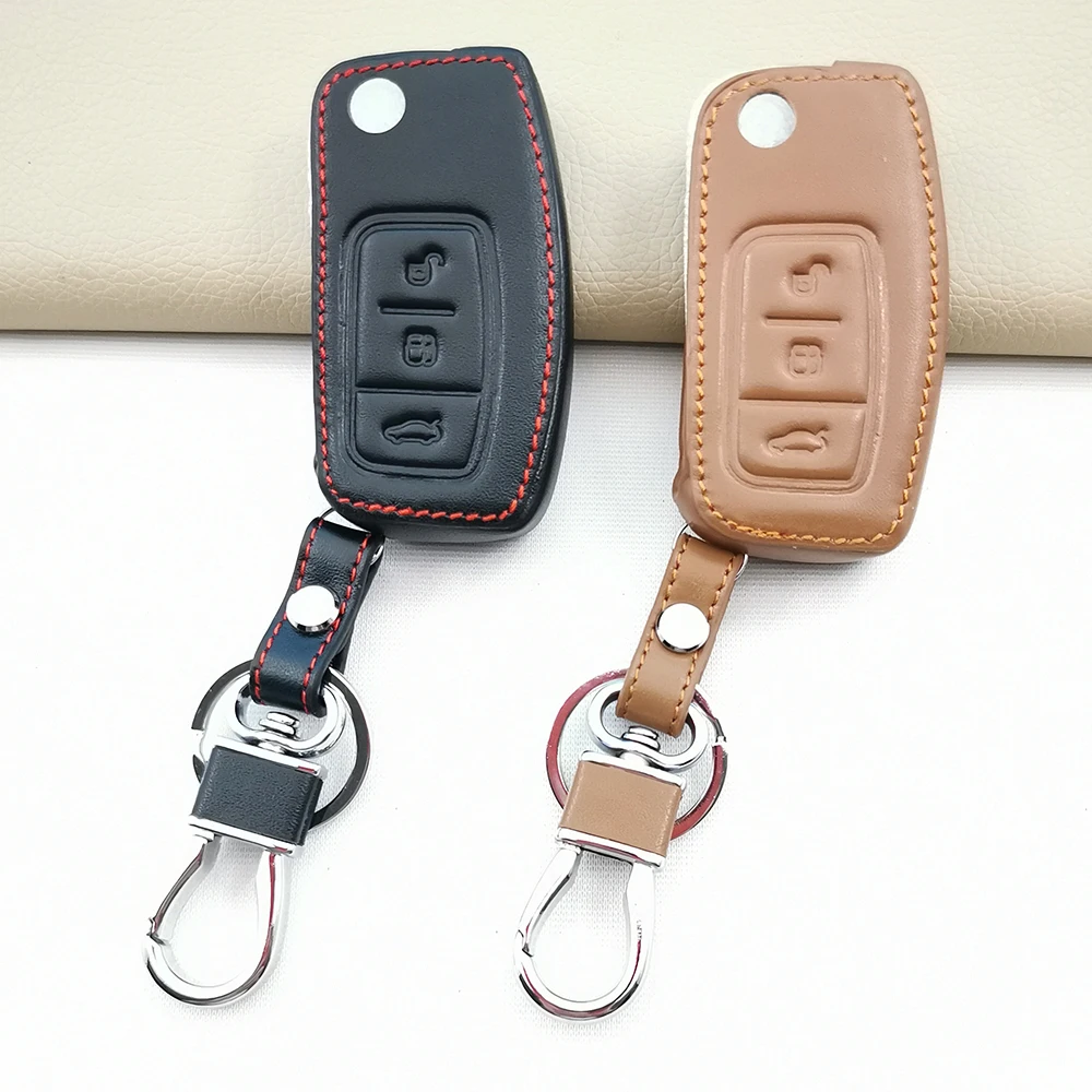 High Quality Leather Key Chain Ring Cover Case Holder For Ford Focus 2 3 4 MK2 MK3 MK4 Kuga Edge Mondeo Fusion Ecosport Fiesta
High Quality Leather Key Chain Ring Cover Case Holder For Ford Focus 2 3 4 MK2 MK3 MK4 Kuga Edge Mondeo Fusion Ecosport Fiesta