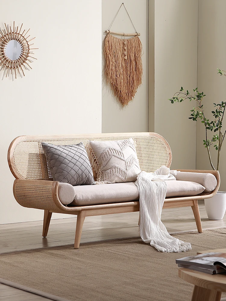 Nordic real wood the cane makes up three small family contracted and contemporary sofa really rattan sofa leisure sofa chair
Nordic real wood the cane makes up three small family contracted and contemporary sofa really rattan sofa leisure sofa chair