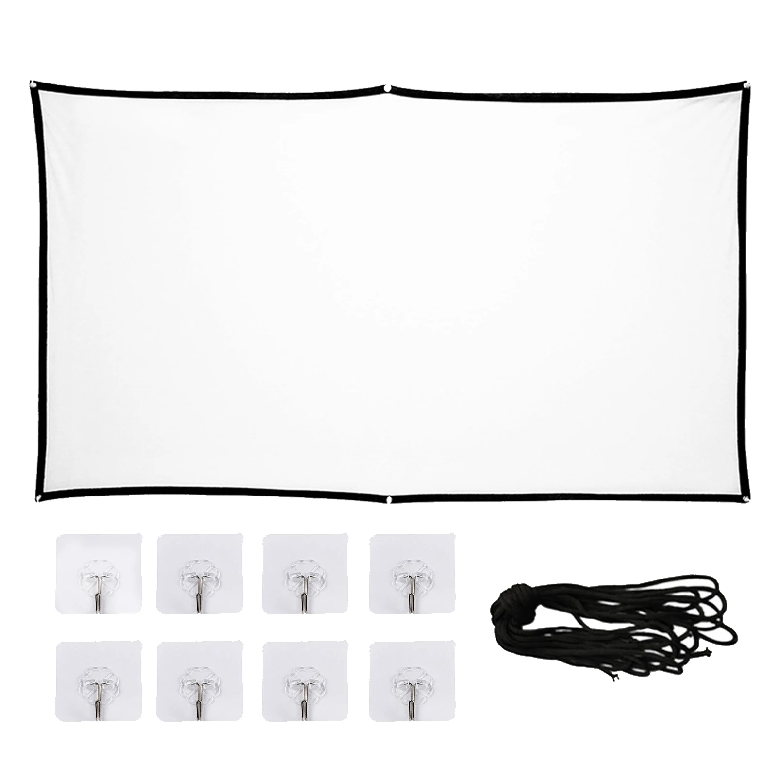 100inch 16:9 Portable Backyard Easy Folding Outdoor Full HD Anti Wrinkle Indoor Video Projector Screen Cinema Movie Theater Home
100inch 16:9 Portable Backyard Easy Folding Outdoor Full HD Anti Wrinkle Indoor Video Projector Screen Cinema Movie Theater Home