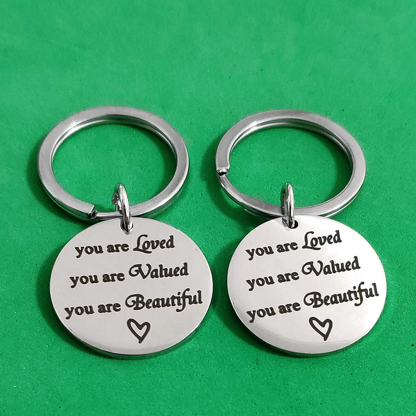Ornaments Lettering Keys Holder Creative You Are Loved Valued Beautiful Keyring Stainless Steel Gift Keychain Car Carabiner
Ornaments Lettering Keys Holder Creative You Are Loved Valued Beautiful Keyring Stainless Steel Gift Keychain Car Carabiner