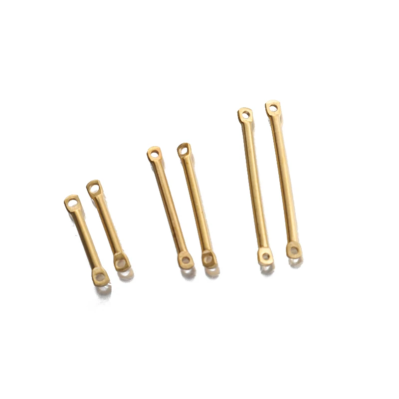 50Pcs/Lot Brass Bar Connector 15 20 25mm Long Bar Stick Link with Two Holes Bracelet Link for Necklace Earrings Jewelry Making
50Pcs/Lot Brass Bar Connector 15 20 25mm Long Bar Stick Link with Two Holes Bracelet Link for Necklace Earrings Jewelry Making