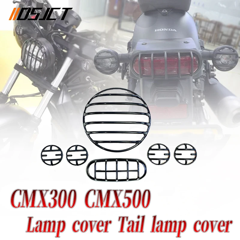 

For HONDA REBEL CMX 300/250 500 CL300/250 CL500 2020 2021 22 23 Motorcycle Headlight Turn Signal Taillight Grill Cove