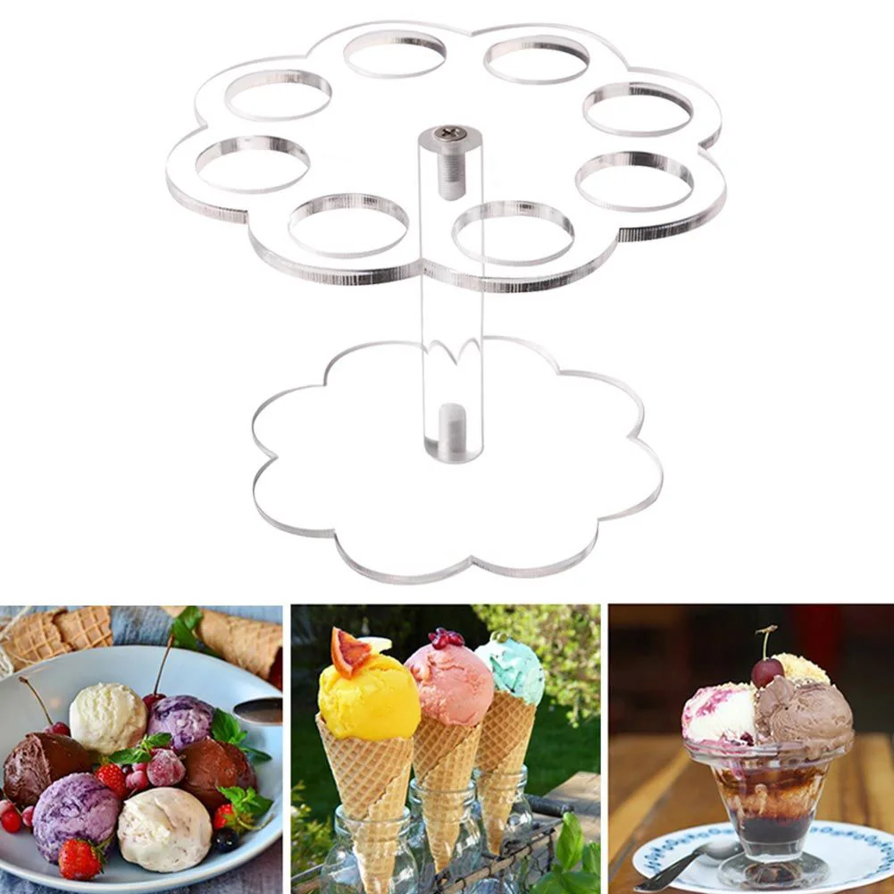 Acrylic Ice Cream Stand Cake Cone Stand Holder 8 Cones Wedding Buffet Display Ice Cream Tools Kitchen Tools Display Stand
Acrylic Ice Cream Stand Cake Cone Stand Holder 8 Cones Wedding Buffet Display Ice Cream Tools Kitchen Tools Display Stand