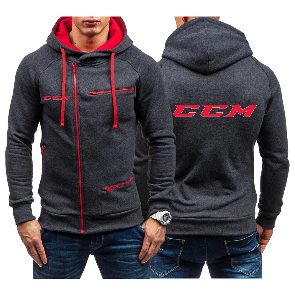 

CCM 2023 Brand New Men's Hoodies Sweatshirts Leisure Cardigan Men Hooded Pullovers Jacquard Casual Man Hoody Sweatshirt Jackets