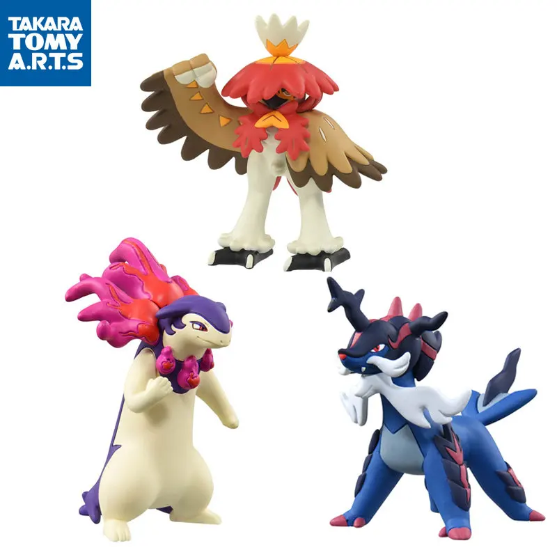 TAKARA TOMY Original Pokemon Typhlosion Decidueye Samurott Regional Variant Pocket Monsters Anime Action Figures Toys for Kids
TAKARA TOMY Original Pokemon Typhlosion Decidueye Samurott Regional Variant Pocket Monsters Anime Action Figures Toys for Kids