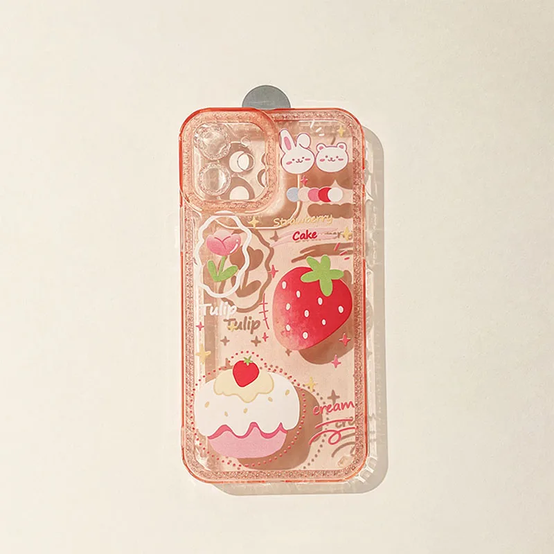 For Apple Iphone 7 8 Plus X XS XR 11 Pro Max 12 13 Mini Case Clear Transparent Strawberry Cake Soft Silicone Cover Funda Capa
For Apple Iphone 7 8 Plus X XS XR 11 Pro Max 12 13 Mini Case Clear Transparent Strawberry Cake Soft Silicone Cover Funda Capa