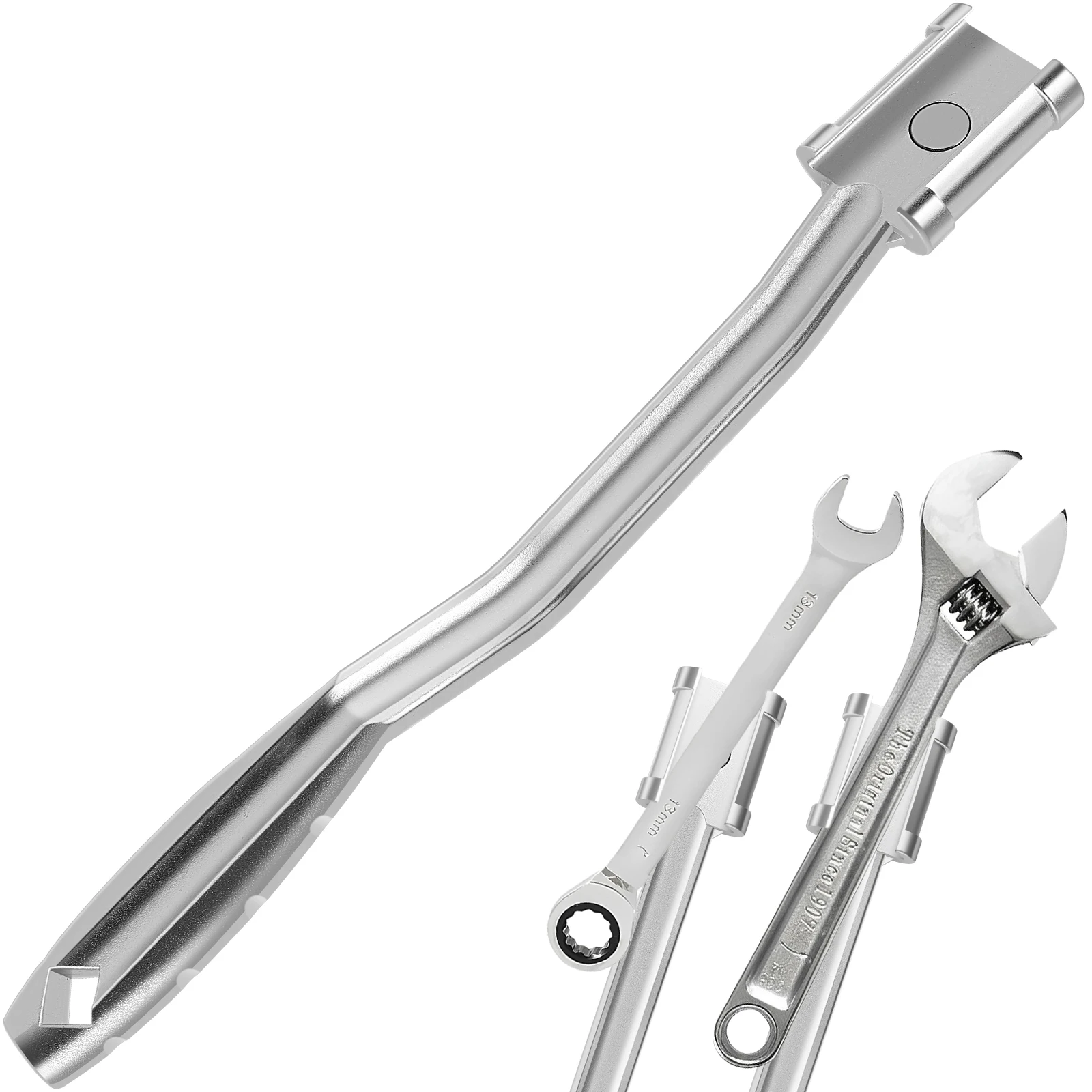 Wrench Extender Bar High Carbon Steel Wrench Torque Amplifier Tool with 1/2inch Square Hole 13.5inch Magnetic Metal Extra
Wrench Extender Bar High Carbon Steel Wrench Torque Amplifier Tool with 1/2inch Square Hole 13.5inch Magnetic Metal Extra