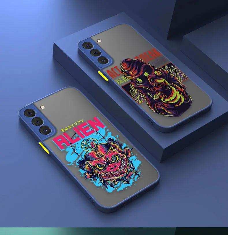 Hand-Painted Skeleton Monster Graffiti Fundas Matte Case For Samsung S22 S21 S20 S10 S9 S8 S10E FE Lite Plus Ultra 5G PC Cases
Hand-Painted Skeleton Monster Graffiti Fundas Matte Case For Samsung S22 S21 S20 S10 S9 S8 S10E FE Lite Plus Ultra 5G PC Cases