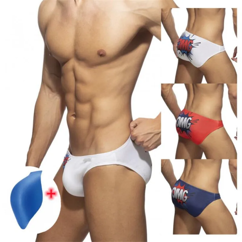 New Print Men's Swimming Trunks Summer Swimwear Sexy Low Waist Swimsuit Push Pad Briefs Quick Dry Bathing Pool Beach Wear Surf
New Print Men's Swimming Trunks Summer Swimwear Sexy Low Waist Swimsuit Push Pad Briefs Quick Dry Bathing Pool Beach Wear Surf