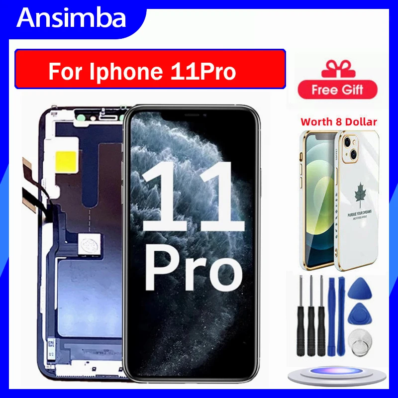OLED INCELL TFT LCD For Iphone 11Pro Screen Display Replacement Digitizer Assembly Touch Repair Phone Tools No Dead Pixel 
OLED INCELL TFT LCD For Iphone 11Pro Screen Display Replacement Digitizer Assembly Touch Repair Phone Tools No Dead Pixel