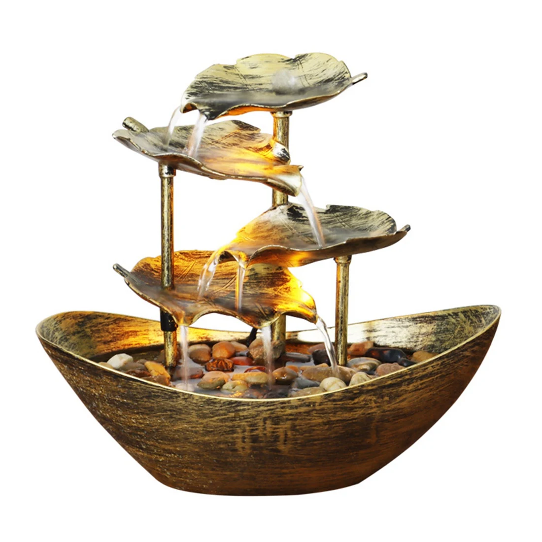 Relaxation Indoor Waterfall Fountain Tabletop Water Fountain LED Light for Home Office Room Desktop Decoration A
Relaxation Indoor Waterfall Fountain Tabletop Water Fountain LED Light for Home Office Room Desktop Decoration A
