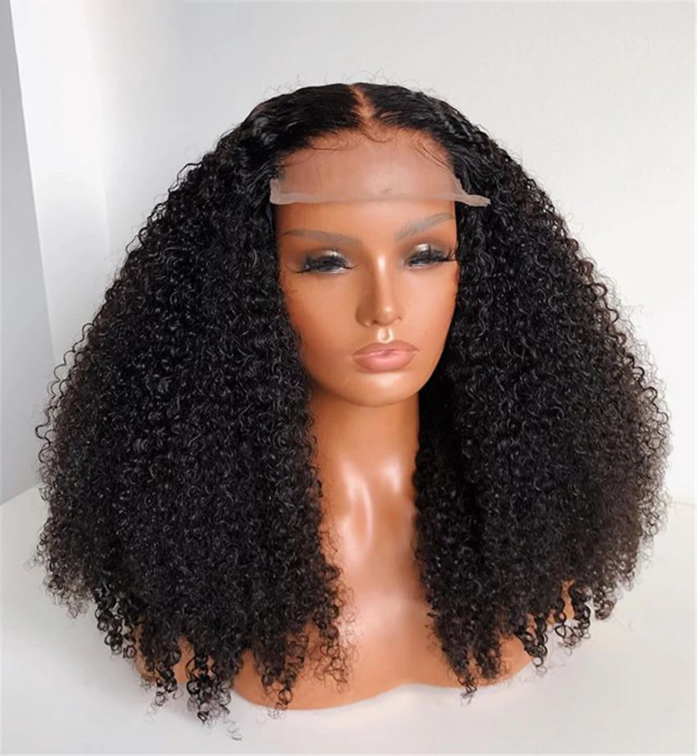 26inch Long Kinky Curly Glueless HD Natural Black Lace Frontal Wig For Women Babyhair Pre Plucked Glueless Heat Resistant Daily 
26inch Long Kinky Curly Glueless HD Natural Black Lace Frontal Wig For Women Babyhair Pre Plucked Glueless Heat Resistant Daily