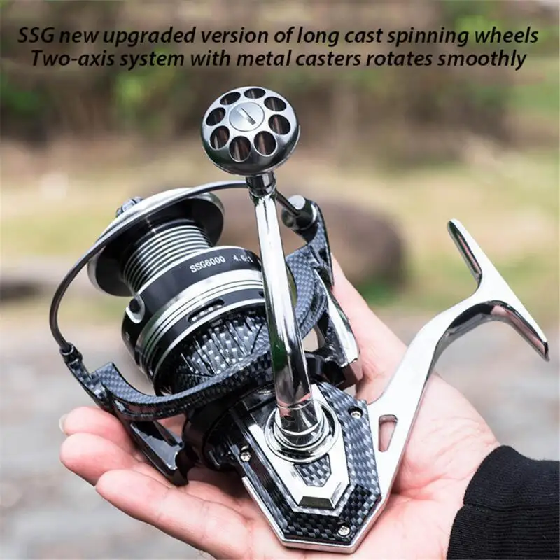 SG Spinning Wheel Metal Fishing Reel Metal Spool Left/Right Handle Fishing Reel Wheels Long Cast Round Fishing Gear Equipment
SG Spinning Wheel Metal Fishing Reel Metal Spool Left/Right Handle Fishing Reel Wheels Long Cast Round Fishing Gear Equipment