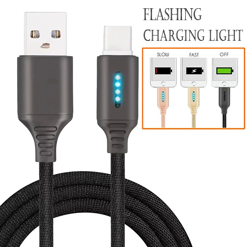 Fast Charging Auto Cut-off Cable Mobile Phone Intelligent Power Off Data Chargering Cable for Android Phone Micro USB Type-C 
Fast Charging Auto Cut-off Cable Mobile Phone Intelligent Power Off Data Chargering Cable for Android Phone Micro USB Type-C