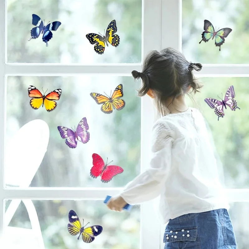 20PCS Butterfly Window Sticker Anti-Collision Clings Decals Reusable Glass Window Film Wall Stickers
20PCS Butterfly Window Sticker Anti-Collision Clings Decals Reusable Glass Window Film Wall Stickers